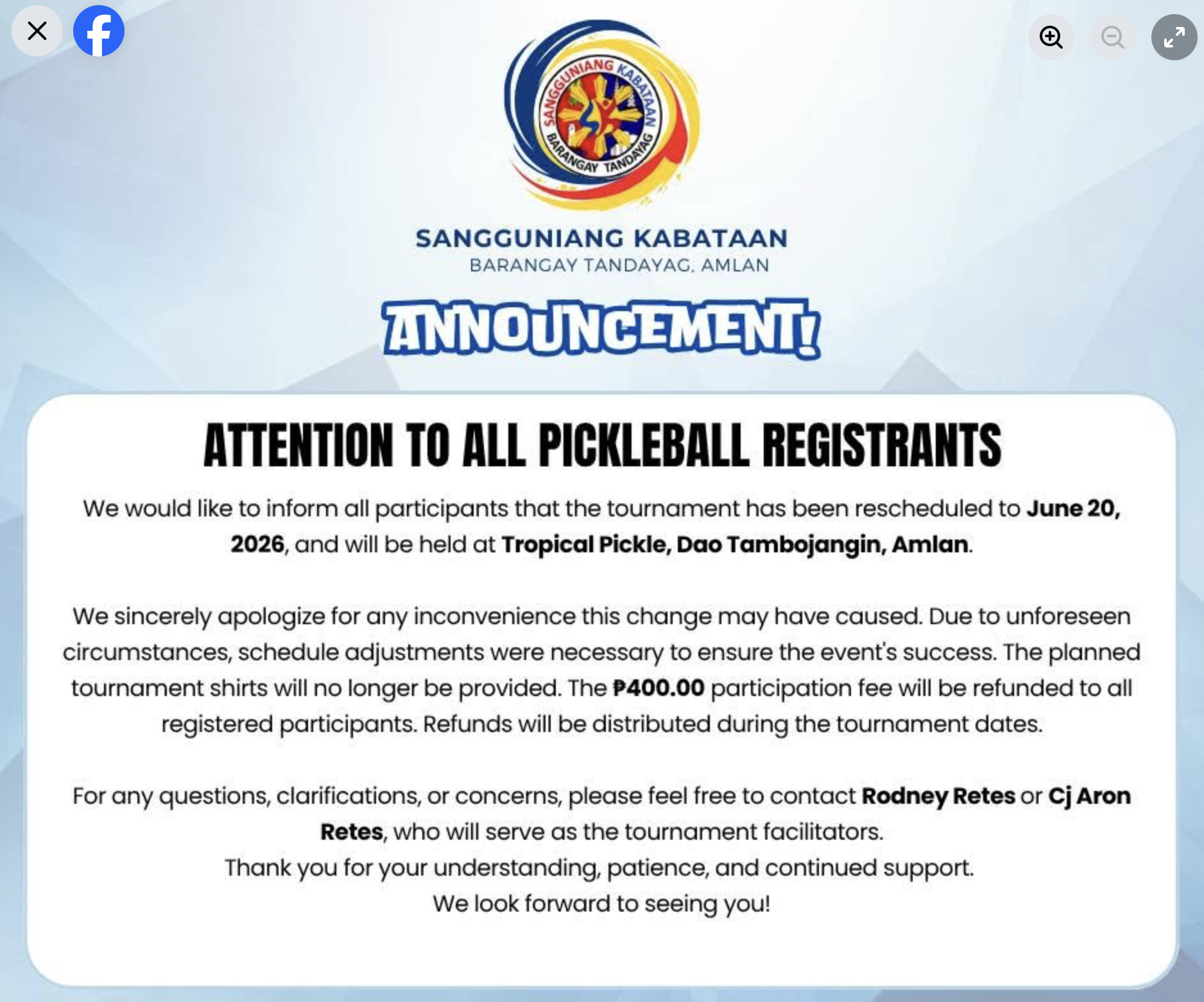 Court Closure